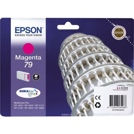 Cartridge Epson T7913 (79), purpurová (magenta), originál