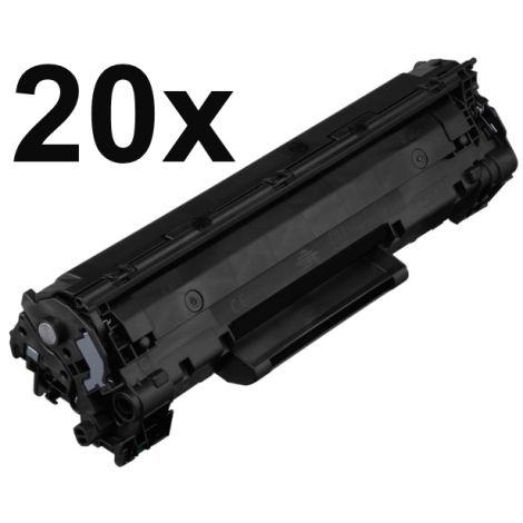 Toner 20 x HP CE278A (78A), dvadsaťbalenie, čierna (black), alternatívny