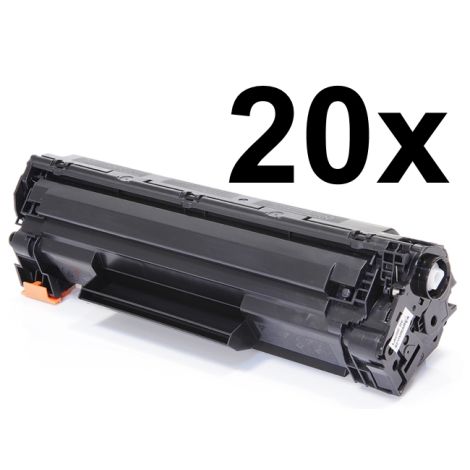 Toner 20 x HP CE285A (85A), dvadsaťbalenie, čierna (black), alternatívny