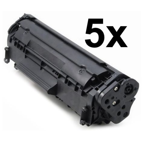 Toner HP Q2612A (12A), päťbalenie, čierna (black), alternatívny