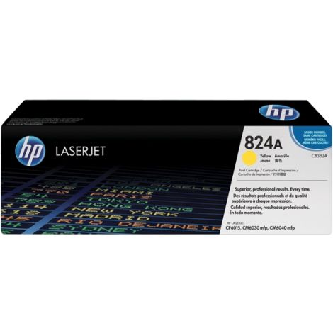 Toner HP CB382A (824A), žltá (yellow), originál