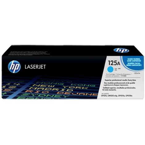 Toner HP CB541A (125A), azúrová (cyan), originál