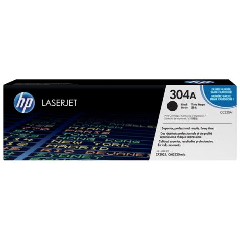 Toner HP CC530A (304A), čierna (black), originál