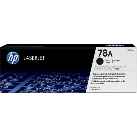 Toner HP CE278A (78A), čierna (black), originál