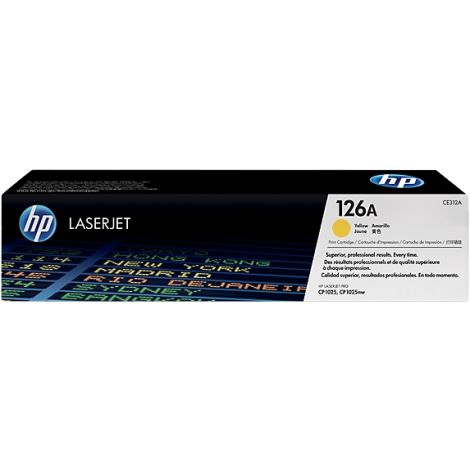 Toner HP CE312A (126A), žltá (yellow), originál