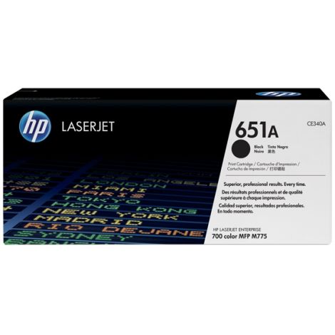 Toner HP CE340A (651A), čierna (black), originál