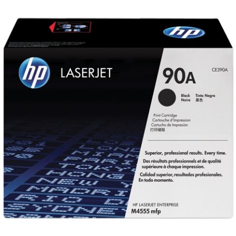 Toner HP CE390A (90A), čierna (black), originál