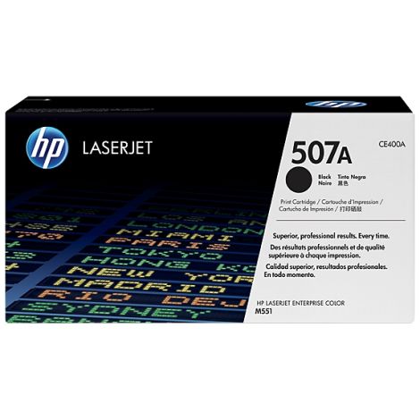 Toner HP CE400A (507A), čierna (black), originál