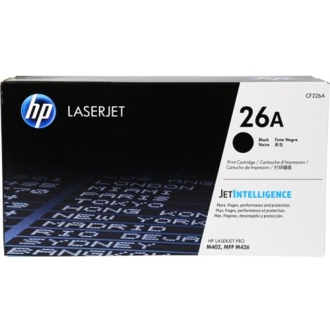 Toner HP CF226A (26A), čierna (black), originál