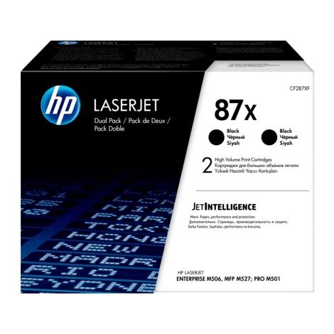 Toner HP CF287XD (87XD), dvojbalenie, čierna (black), originál