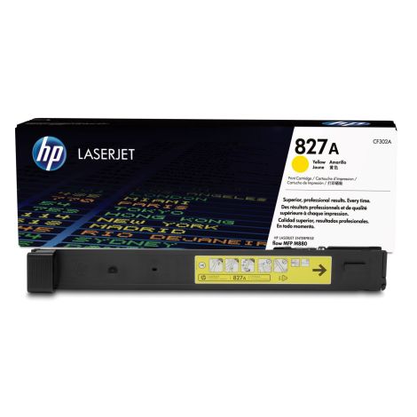 Toner HP 827A, CF302A, žltá (yellow), originál