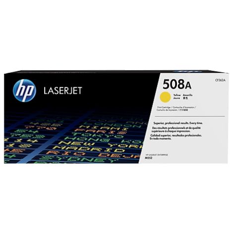 Toner HP CF362A (508A), žltá (yellow), originál