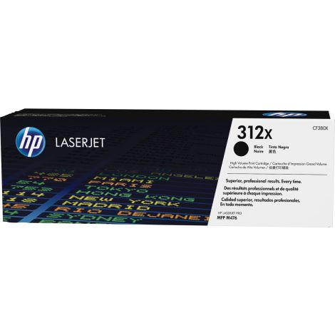 Toner HP CF380X (312X), čierna (black), originál