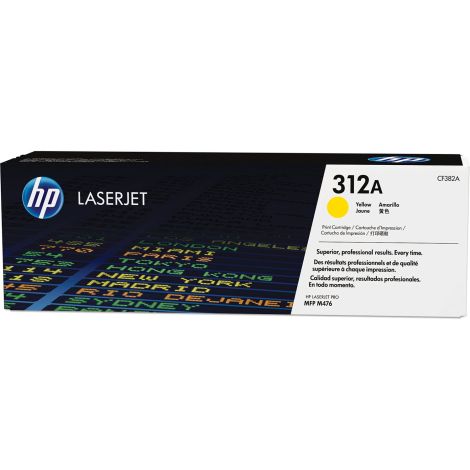 Toner HP CF382A (312A), žltá (yellow), originál