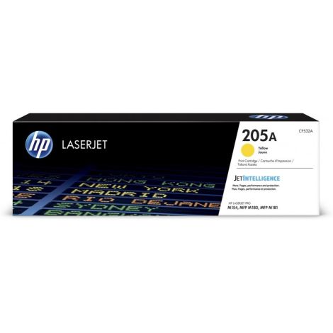 Toner HP CF532A (205A), žltá (yellow), originál