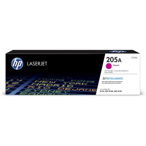 Toner HP CF533A (205A), purpurová (magenta), originál