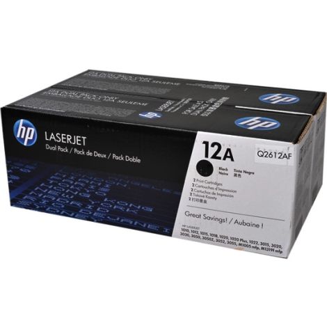 Toner HP Q2612AD (12A), dvojbalenie, čierna (black), originál