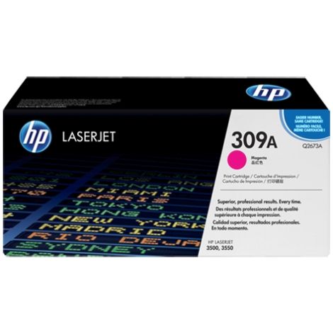 Toner HP Q2673A (309A), purpurová (magenta), originál