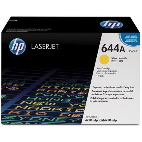 Toner HP Q6462A (644A), žltá (yellow), originál