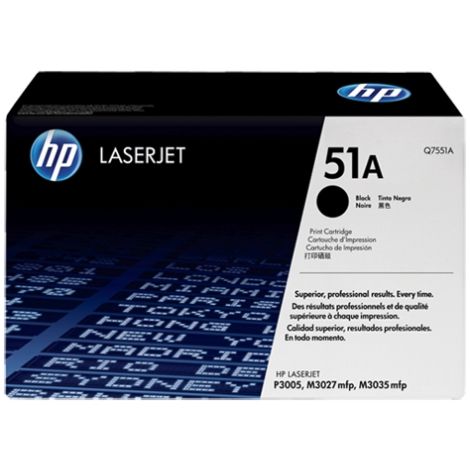 Toner HP Q7551A (51A), čierna (black), originál