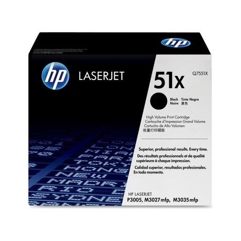 Toner HP Q7551X (51X), čierna (black), originál