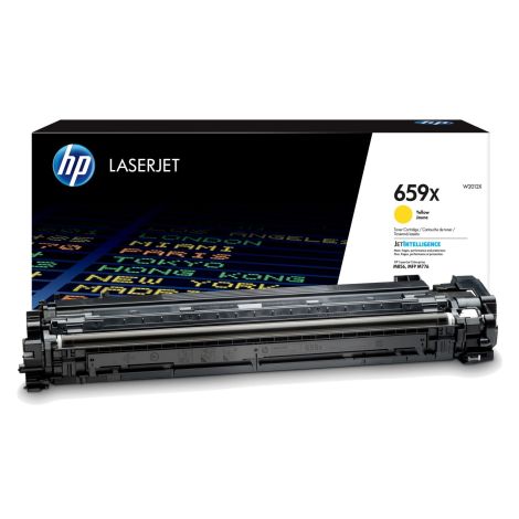 Toner HP 659X, W2012X, žltá (yellow), originál