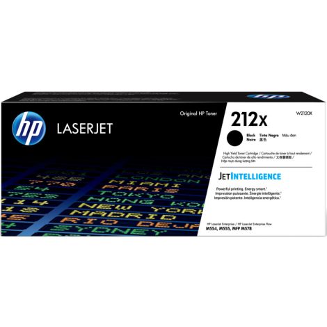 Toner HP 212X, W2120X, čierna (black), originál