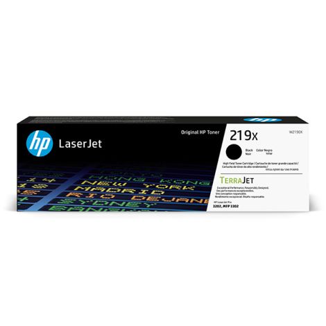 Toner HP 219X, W2190X, čierna (black), originál