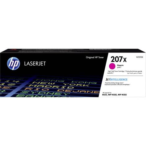 Toner HP W2213X (207X), purpurová (magenta), originál