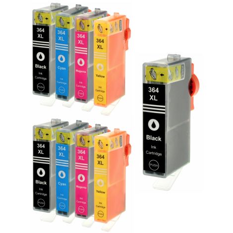 Cartridge 2 x HP 364 XL (J3M83AE) CMYK + HP 364 XL čierna ZADARMO, multipack, alternatívny