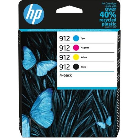 Cartridge HP 912, 6ZC74AE, CMYK, štvorbalenie, multipack, originál