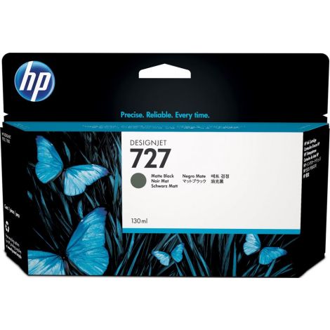 Cartridge HP 727, B3P22A, matná čierna (matte black), originál