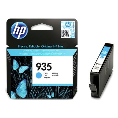 Cartridge HP 935, C2P20AE, azúrová (cyan), originál