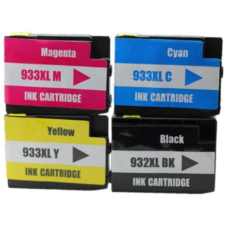 Cartridge HP 932 XL + 933 XL (C2P42AE), CMYK, 4-pack, multipack, alternatívny