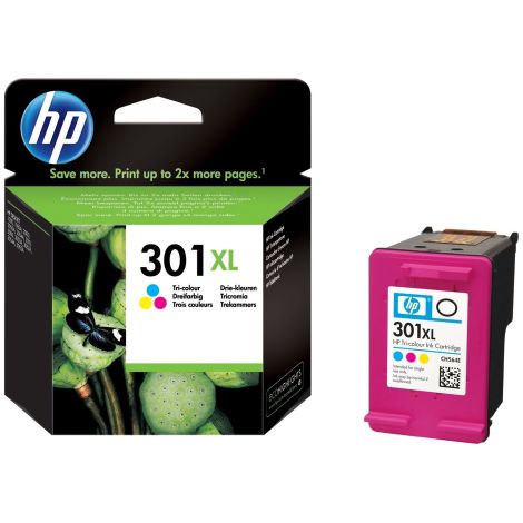 Cartridge HP 301 XL (CH564EE), farebná (tricolor), originál