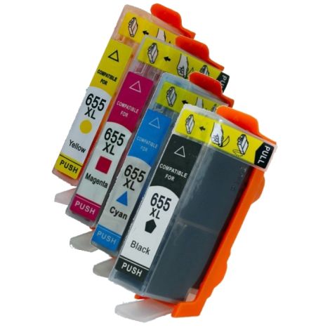 Cartridge HP 655 CMYK, štvorbalenie, multipack, alternatívny