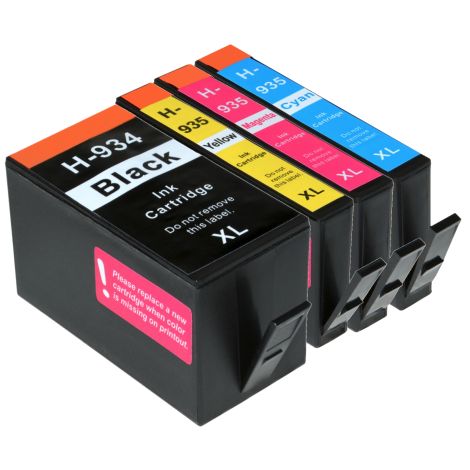 Cartridge HP 934 XL (C2P23AE) + 935 XL (F6U78AE), CMYK, 4-pack, multipack, alternatívny