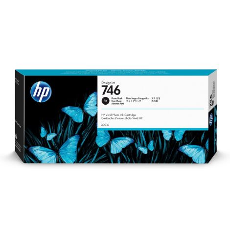 Cartridge HP 746, P2V82A, foto čierna (photo black), originál