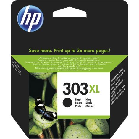 Cartridge HP 303 XL, T6N04AE, čierna (black), originál