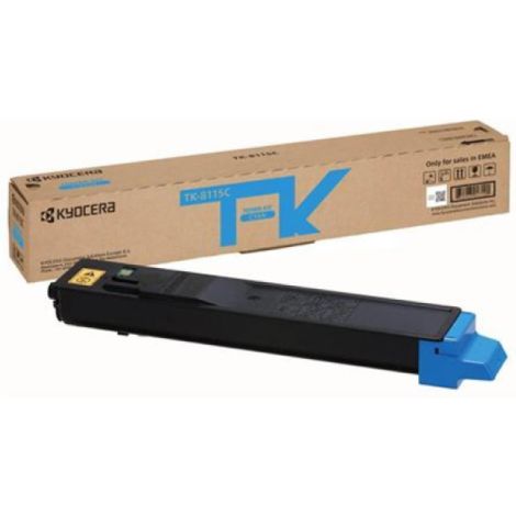 Toner Kyocera TK-8115C, 1T02P3CNL0, azúrová (cyan), originál