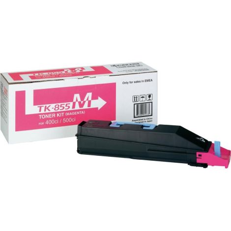 Toner Kyocera TK-855M, purpurová (magenta), originál