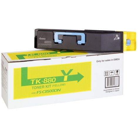 Toner Kyocera TK-880Y, 1T02KAANL0, žltá (yellow), originál