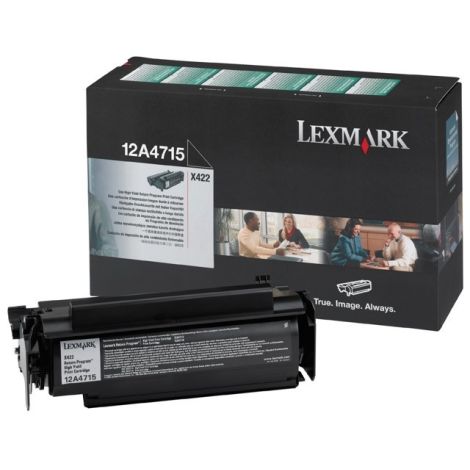 Toner Lexmark 12A4715 (X422), čierna (black), originál