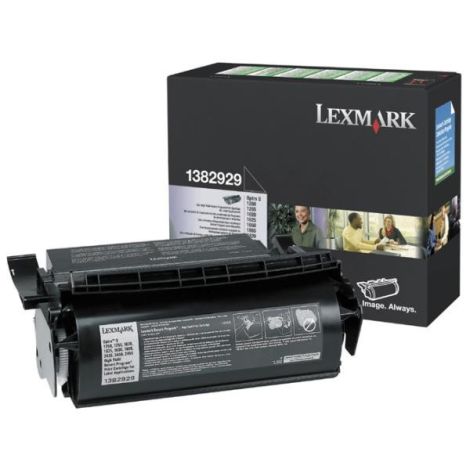 Toner Lexmark 1382929 (Optra S), pre tlač etikiet, čierna (black), originál