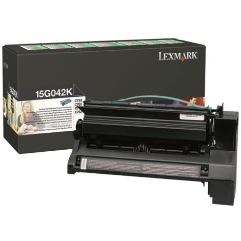 Toner Lexmark 15G042K (C752,C762), čierna (black), originál