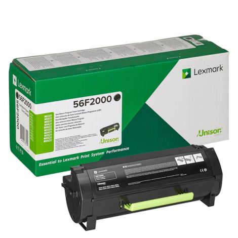 Toner Lexmark 56F2000 (MS321, MS421, MS521, MS621, MS622, MX321, MX421, MX521, MX522, MX622), čierna (black), originál