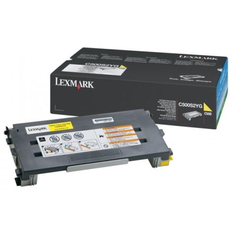 Toner Lexmark C500S2YG (C500n), žltá (yellow), originál