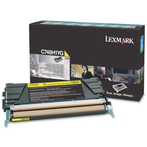 Toner Lexmark C748H1YG (C748), žltá (yellow), originál