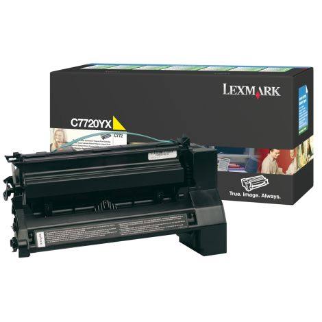 Toner Lexmark C7720YX (C772, X772), žltá (yellow), originál