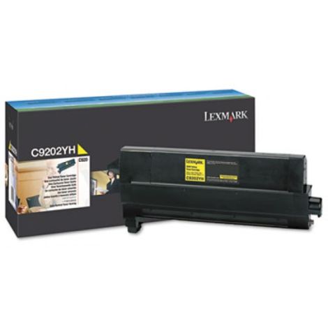 Toner Lexmark C9202YH (C920), čierna (black), originál